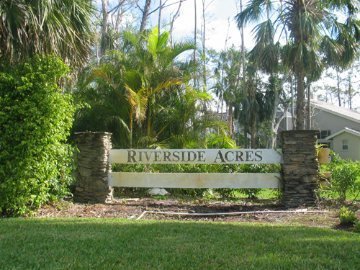 Riverside Acres sign